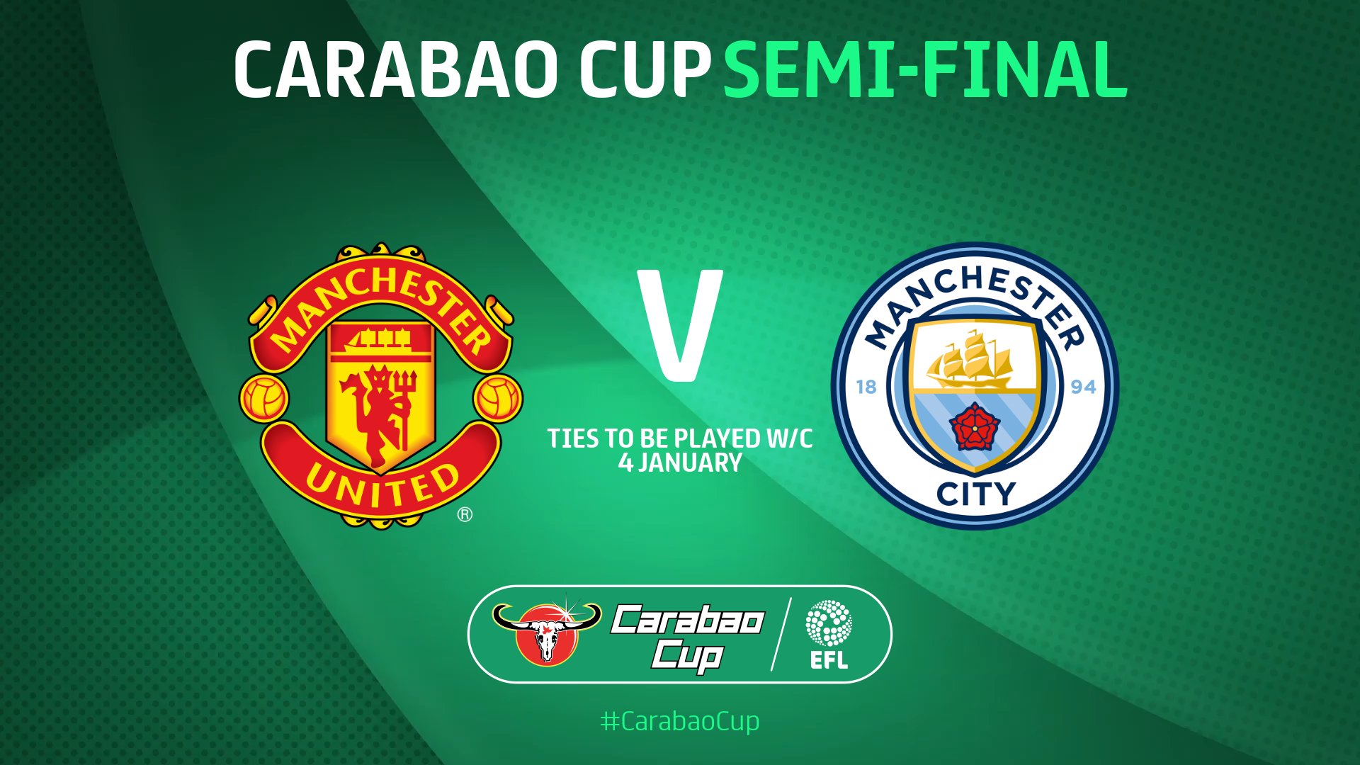 Derby Manchester Tersaji di Semifinal Piala Liga Inggris