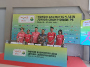 18 Negara akan Berlaga di Kejuaraan WONDR Badminton Asia Junior Championships 2025