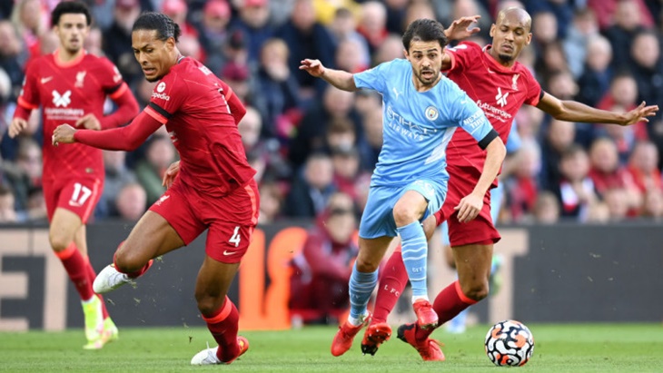 Liverpool 2-2 Manchester City: Hujan Gol pada Babak Kedua