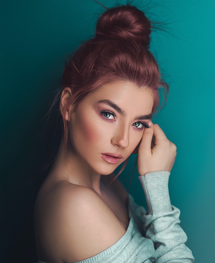 warna rambut monoton