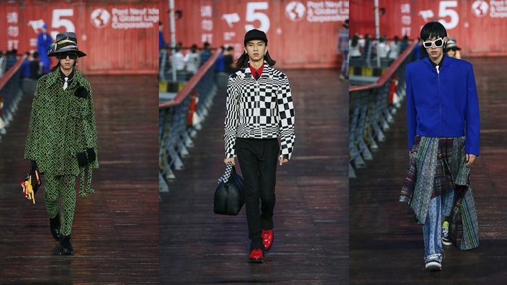 Enggak Biasa, Louis Vuitton Pamerkan Koleksi Spring 2021 di Dermaga