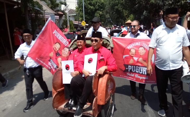Pasangan Achmad Purnomo-Teguh Prakosa kaget calon independen lolos ikut Pilwalkot Solo