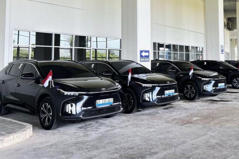 40 Toyota bZ4X Bakal Dukung Mobilitas Rangkaian VVIP saat Upacara HUT RI