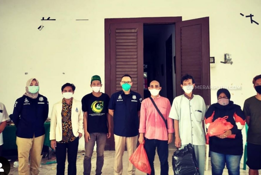 Bagikan Paket Sembako, Ditreskrimsus Polda Metro Imbau GPII dan PII tak Terjebak Penyebaran Hoaks