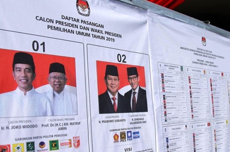 Real Count KPU Sementara: Prabowo Masih Tertinggal Tiga Juta Suara