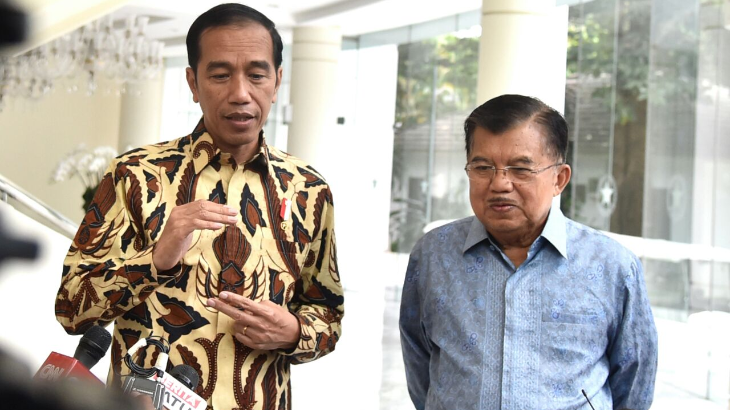 Sambil Makan Siang, Jokowi dan JK Bahas Persoalan Ekonomi Hingga Asian Games
