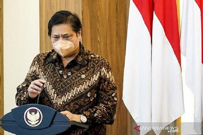 Menko Perekonomian Airlangga Hartarto. (Foto:  Antara)