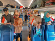 Momen Langka 129 Ribu Penumpang Kereta Hening Seketika saat Klakson Lokomotif Berbunyi