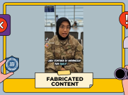 [HOAKS atau FAKTA]: Pengakuan Kezia Syifa Jadi Tentara AS karena Dapat Gaji Besar dan Merasa Dipersulit di Indonesa