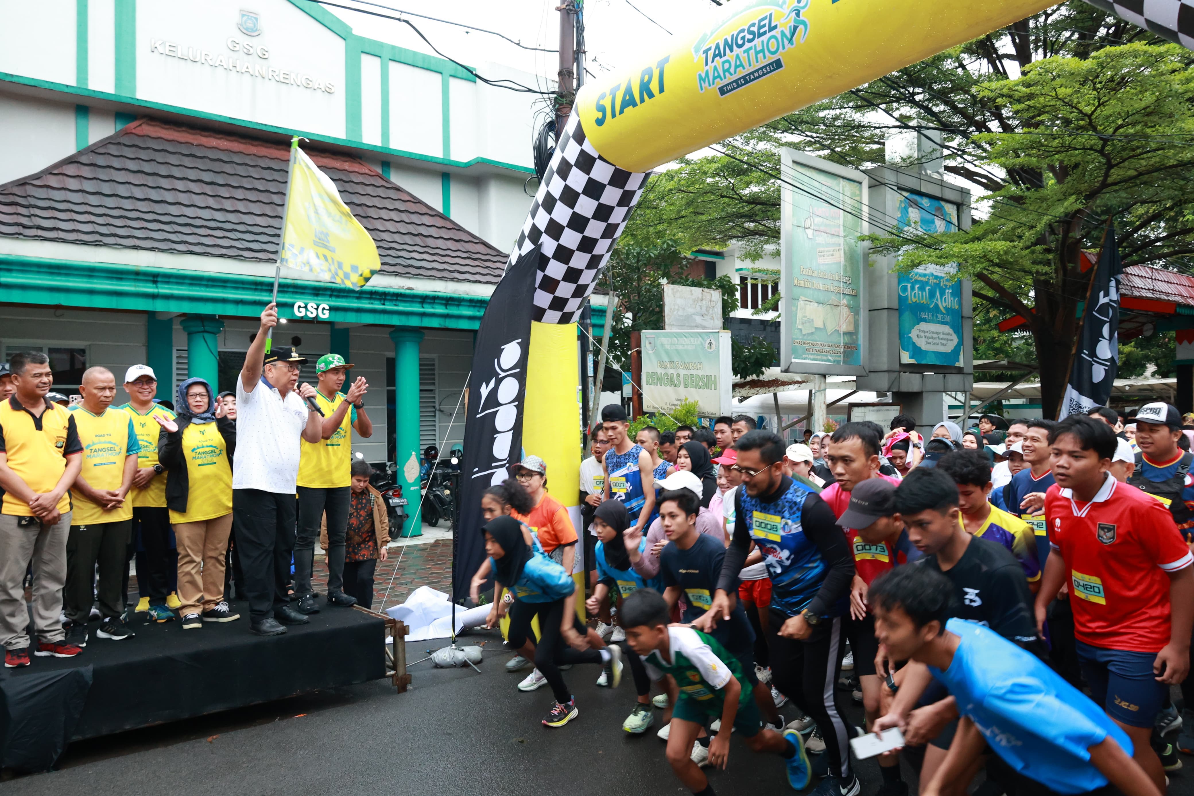 Road to Tangsel Marathon 2024 Berlanjut ke Ciputat Timur