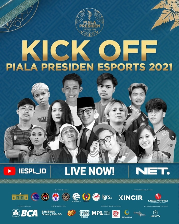 Piala Presiden Esports 2021 Siap Perluas Talenta Muda