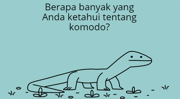HUT Taman Nasional Komodo, Google Doodle Bikin Edukasi Gambar Bergerak