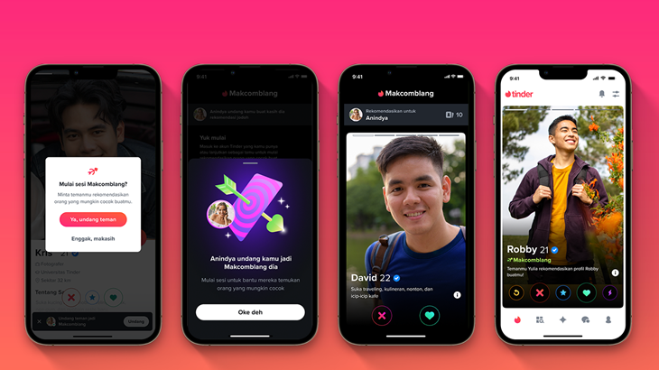 Fitur ‘Tinder Makcomblang’ Siap Bantu Cari Jodoh 