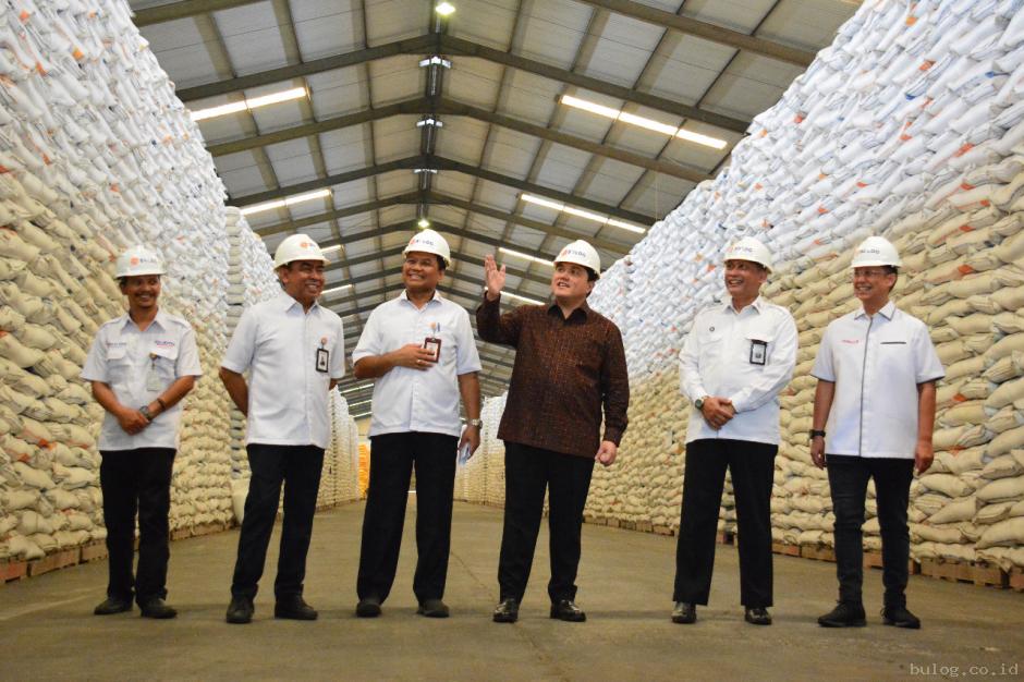 Gudang Beras,. (Foto: Antara)