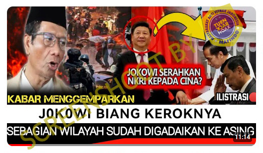 [HOAKS atau FAKTA]: Jokowi Gadaikan Wilayah Indonesia ke Negara Asing