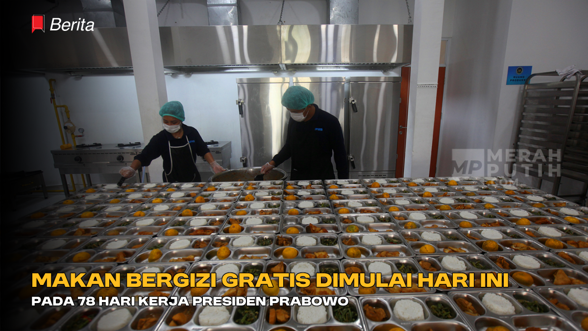 Makan Bergizi Gratis Dimulai Hari Ini, pada 78 Hari Kerja Presiden Prabowo