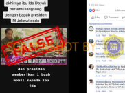 [HOAKS atau FAKTA]: Ida Dayak Diberi Mobil oleh Jokowi