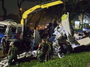 Pesawat Jatuh di BSD Sempat Oleng di Udara Lalu Menukik Tajam ke Tanah