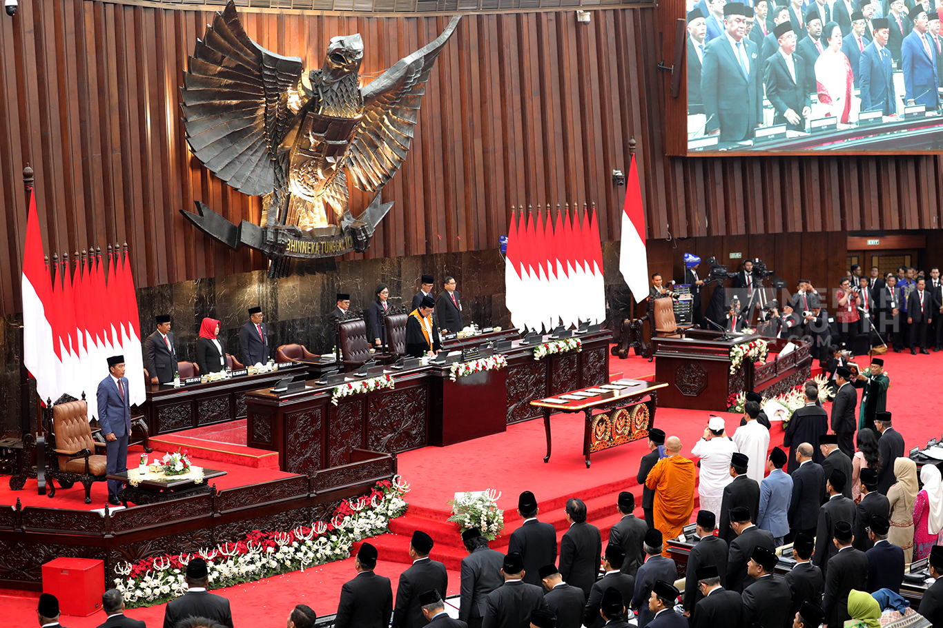 Sidang Paripurna Pelantikan dan Sumpah Jabatan 580 Anggota DPR RI Periode 2024-2029