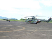 Helikopter Caracal TNI AU Bantu Evakuasi Korban Badai Kristine di Filipina