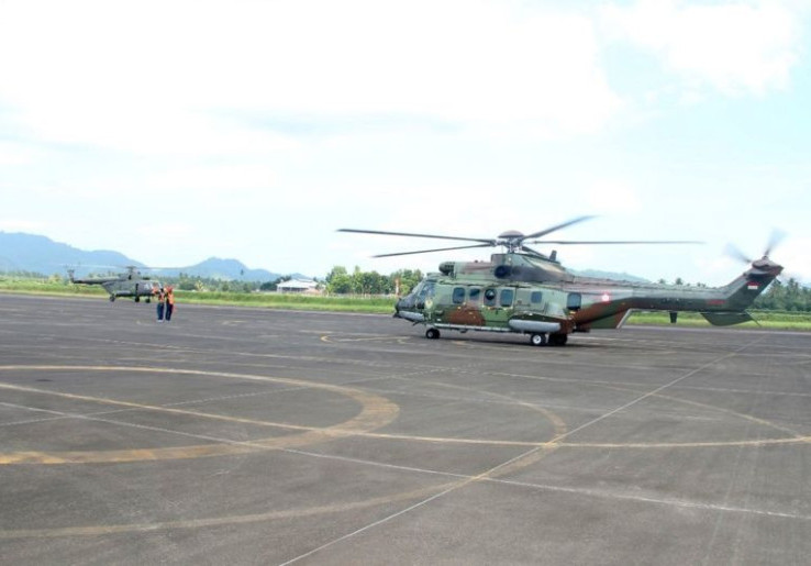 Helikopter Caracal TNI AU Bantu Evakuasi Korban Badai Kristine di Filipina