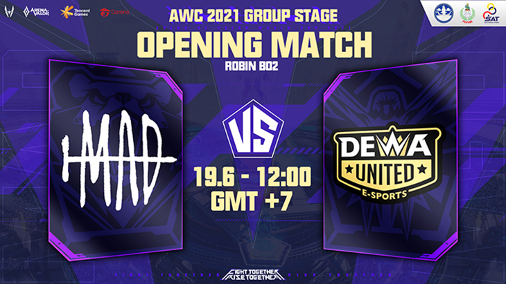 Dewa United E-Sports Tampil di Laga Pembuka AWC 2021