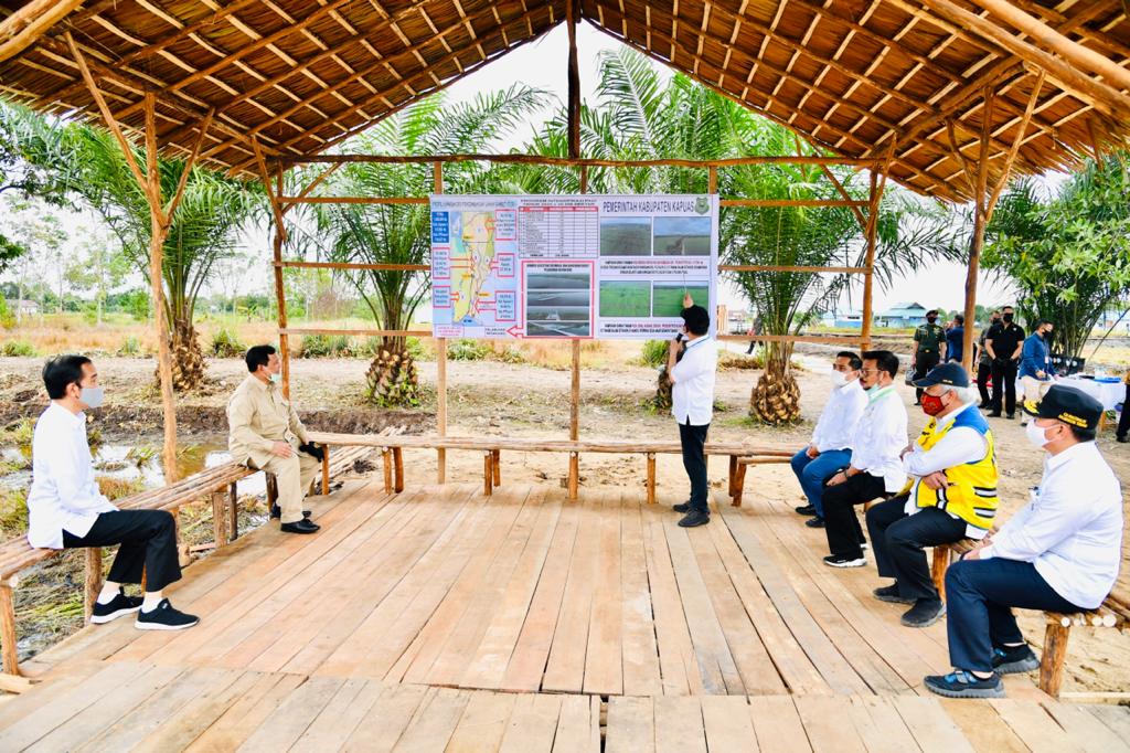 Jokowi Perintahkan Kementan Rampungkan Proyek Lumbung Pangan