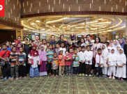 Ambah Batik dan Pemain Satria Heroes Nobar Bersama Anak Yatim