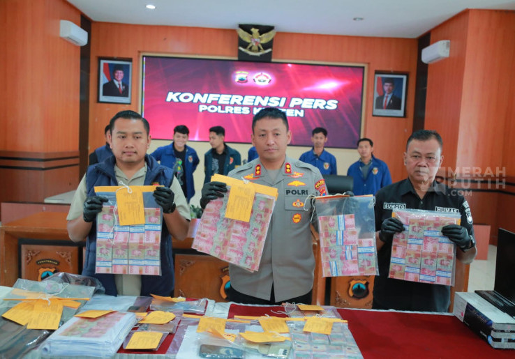 Polres Klaten Tangkap 4 Pelaku Jaringan Uang Palsu Lintas Provinsi