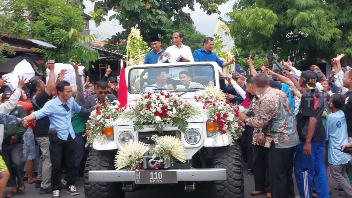 Jokowi Kampanye Luthfi-Taj Yasin di Klaten Jelang Hari Tenang Pilgub Jateng