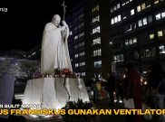 Alami Sulit Napas, Paus Fransiskus Gunakan Ventilator