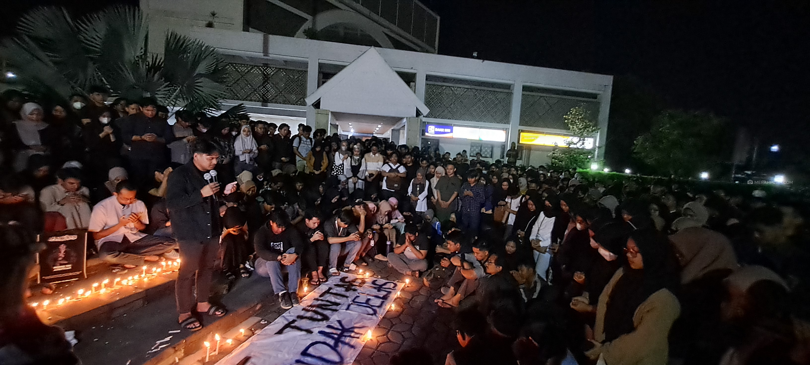 Mahasiswa UMY Gelar Doa Bersama untuk Redho yang Diduga jadi Korban Mutilasi