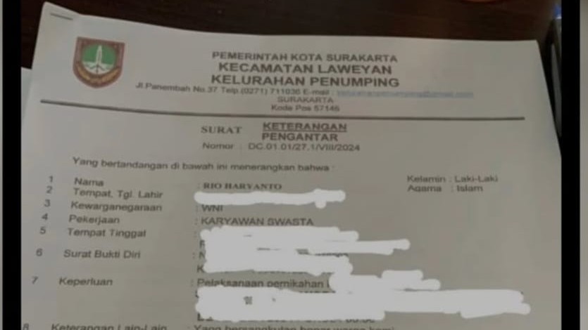 Data Pribadi Rio Haryanto Tersebar di Medsos, ASN Solo Terancam Sanksi Disiplin