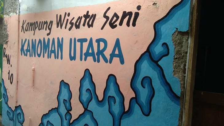 Salah satu mural di sana (Foto: MP/Mauritz)