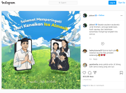 Jokowi tak Lupa Ucapkan Selamat kepada Umat Kristiani di Hari Lebaran Pertama