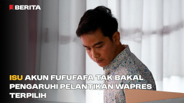 Isu Akun Fufufafa Tak Bakal Pengaruhi Pelantikan Wapres Terpilih