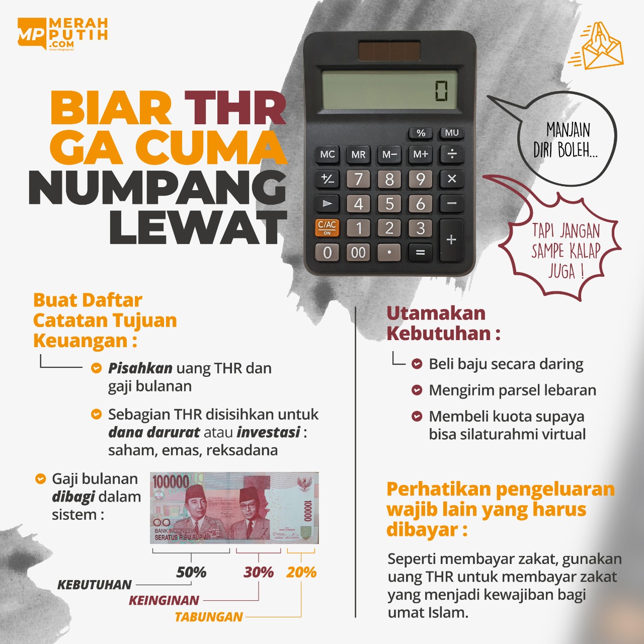 Biar THR Ga Cuma Numpang Lewat