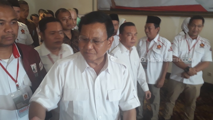 Prabowo: Deklarasi Capres Itu Kalau Ada Tiket, Kan Belum Ada Tiket!