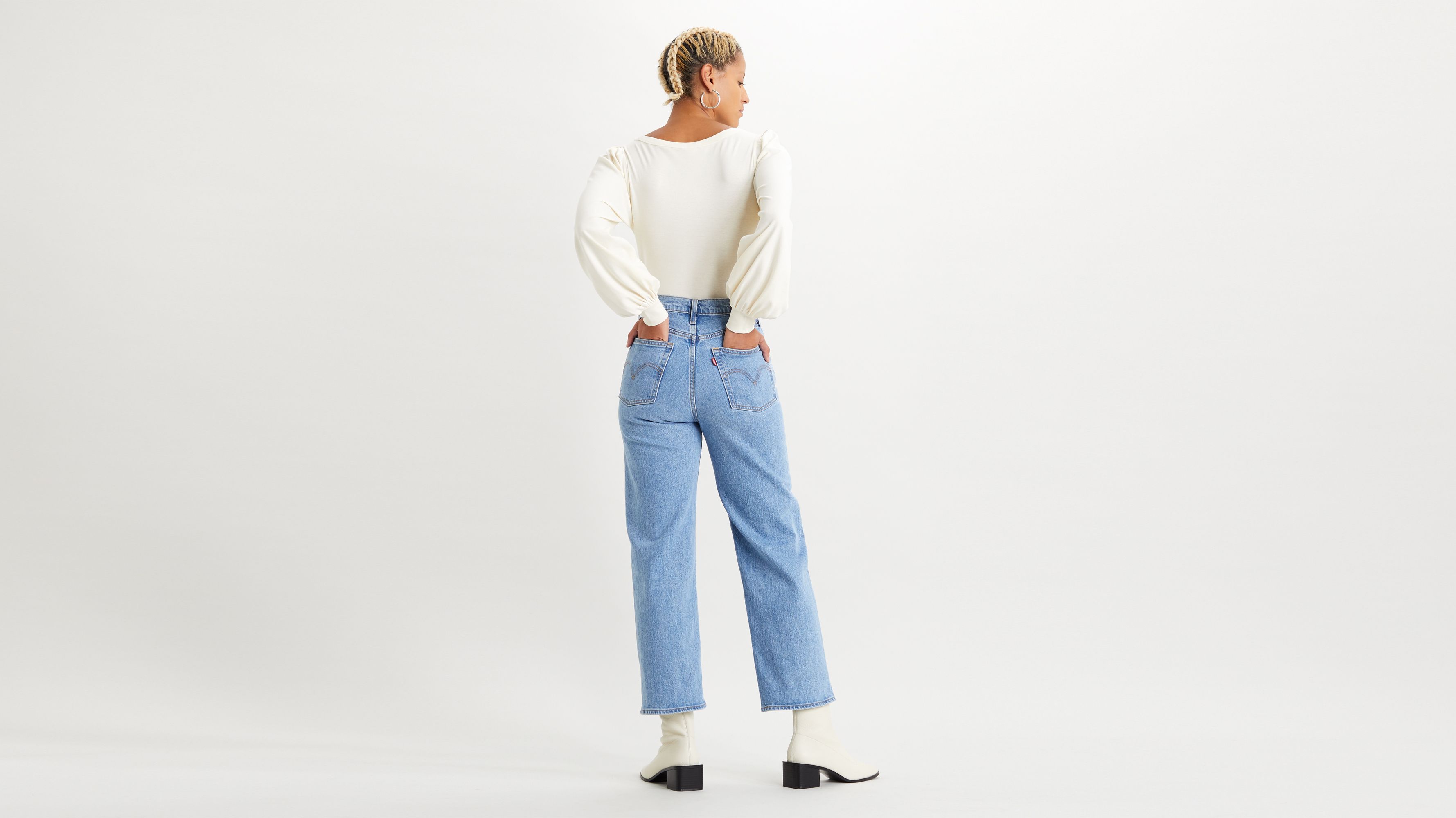 Ribcage straight ankle jeans. (Foto Levis)