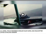 [HOAKS atau FAKTA]: Kapal TNI Dikejar-kejar Malaysia di Wilayah Sendiri