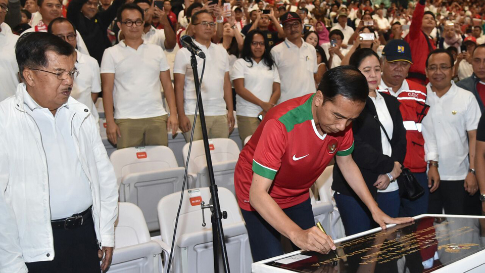 Peresmian Stadion Utama Gelora Bung Karno