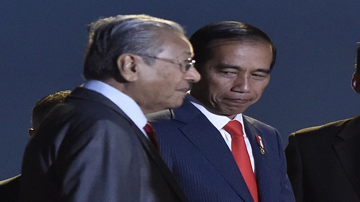 Presiden Jokowi dan Mahathir Mohamad