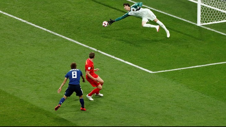 Gol Jepang ke gawang Belgia