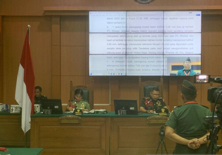 Jatuhkan Vonis Mati Tanpa Pertimbangan Meringankan, Hakim Sebut Kopda Bazarsah Pengkhianat NKRI