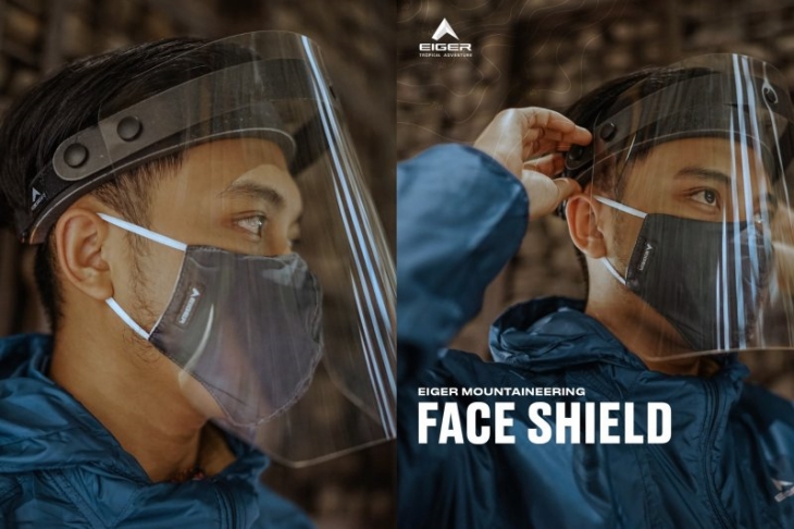 Face shield anti embun (Foto: Ist)