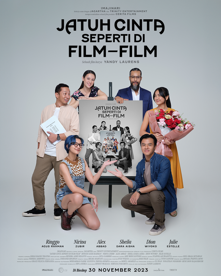 'Jatuh Cinta Seperti di Flim-Film' Tayang 30 November di Bioskop