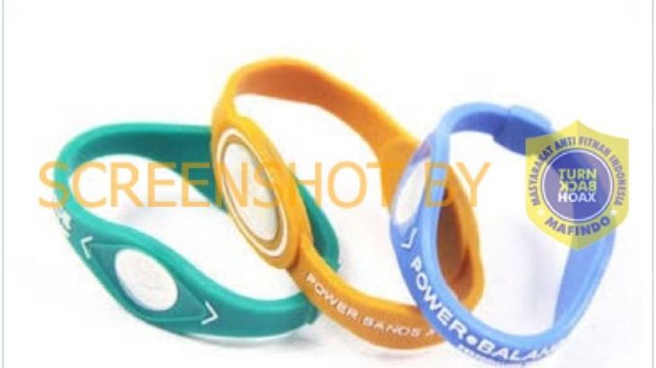 [HOAKS atau FAKTA]: Gelang Power Balance Ternyata Mampu Cegah Tertular COVID-19