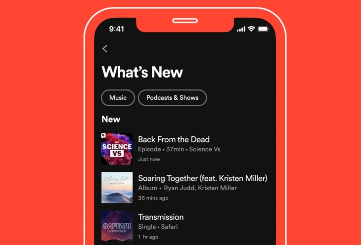 ‘What’s New’, Fitur Anyar Spotify untuk Temukan Lagu dan Podcast Terbaru