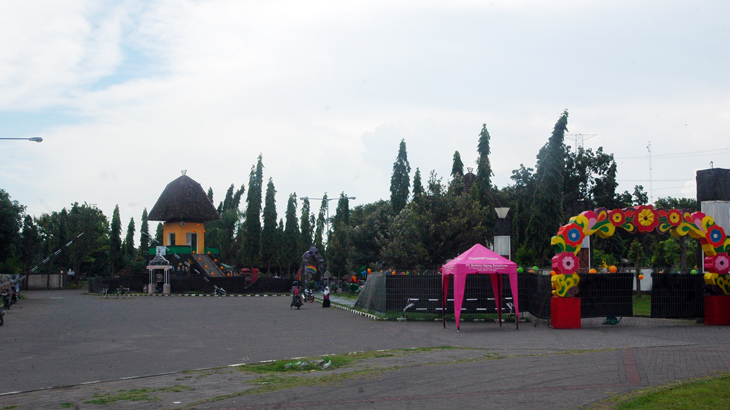 Pasar Seni Gabusan Bantul. (MP/Fredy Wansyah)