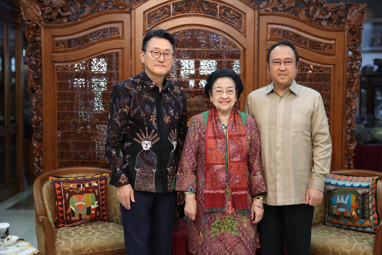 Dubes Korsel Bertemu Megawati di Teuku Umar, Bahas Upaya Perdamaian Korea